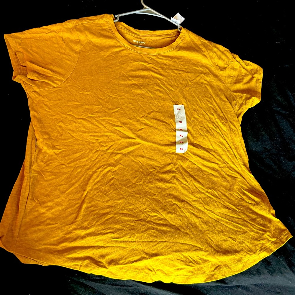 Mustard Tee XL
